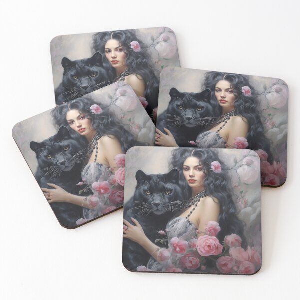 Item preview, The Beautiful Girl with the Panther designed and sold by Cris888.