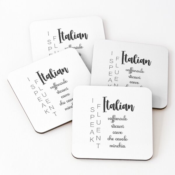 Item preview, I Speak Fluent Italian... Swear Words Included! designed and sold by EmeraldeaArt.
