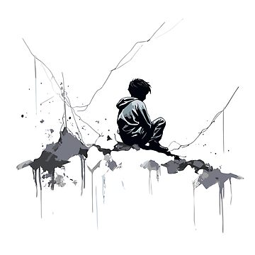 Lonely%20boy"%20Sticker%20for%20Sale%20by%20toriodesigns%20|%20Redbubble