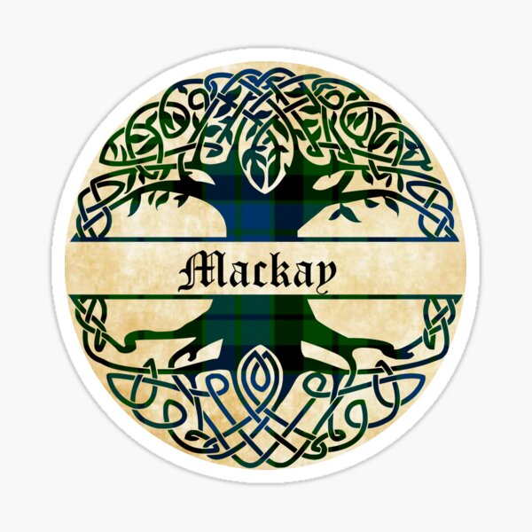 Item preview, Mackay Tree of Life Clan Scottish Surname tartan designed and sold by BagTown Clans.