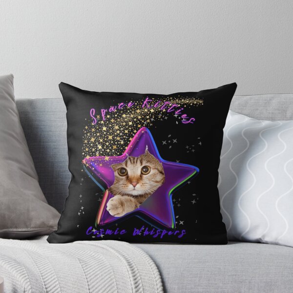 Item preview, Space Kitties. Cosmic Whispers. designed and sold by CuteCatsCoffee.