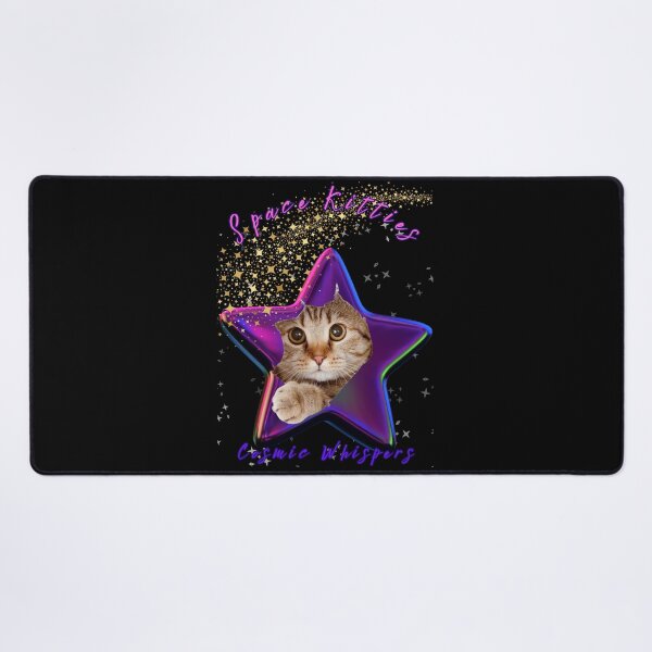 Item preview, Space Kitties. Cosmic Whispers. designed and sold by CuteCatsCoffee.