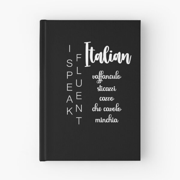 Item preview, I Speak Fluent Italian... Swear Words Included! /white/ designed and sold by EmeraldeaArt.