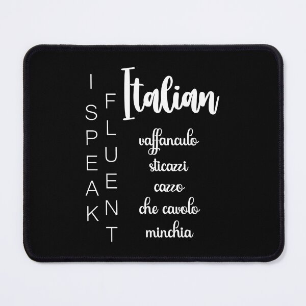 Item preview, I Speak Fluent Italian... Swear Words Included! /white/ designed and sold by EmeraldeaArt.