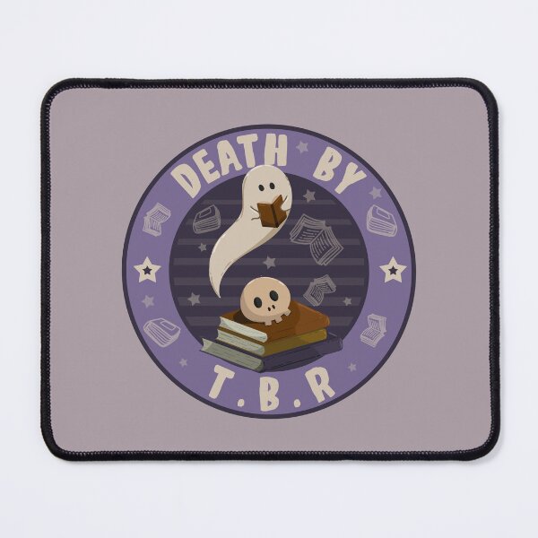 Item preview, Death By TBR Ghost Reading Book designed and sold by shmodev.