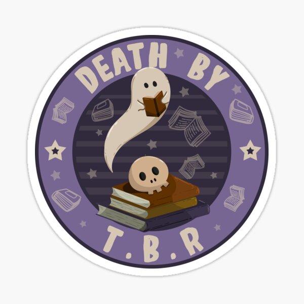 Item preview, Death By TBR Ghost Reading Book designed and sold by shmodev.