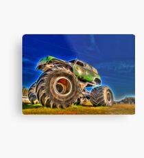 Power Wheel Metal Print