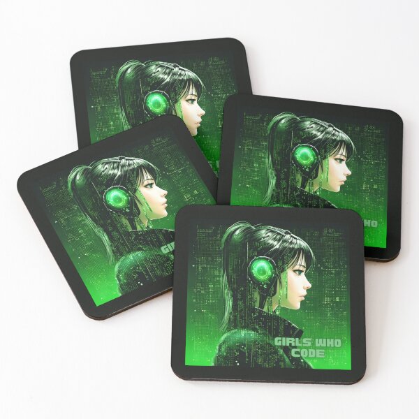Item preview, Girls Who Code  Aesthetic Anime Art designed and sold by Beauxanimes.