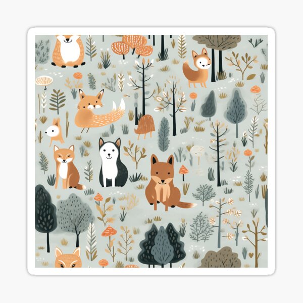 Item preview, Woodland Creatures so cute 7 designed and sold by Tem‑Tip of pen.