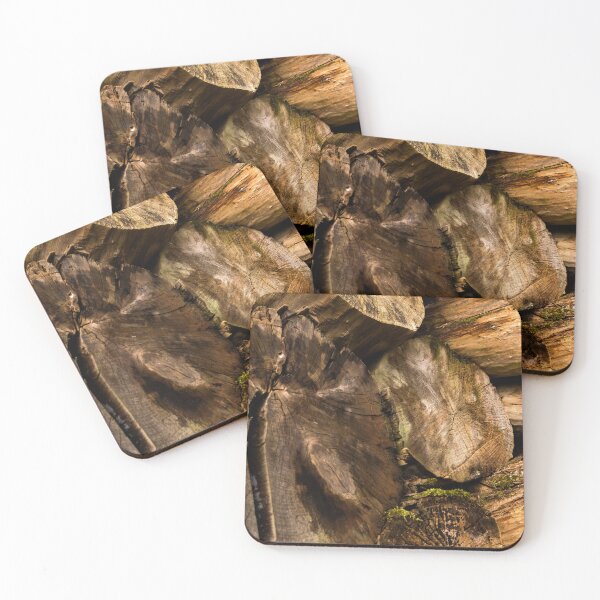 Item preview, Old woodpile in the forest designed and sold by Postertale.