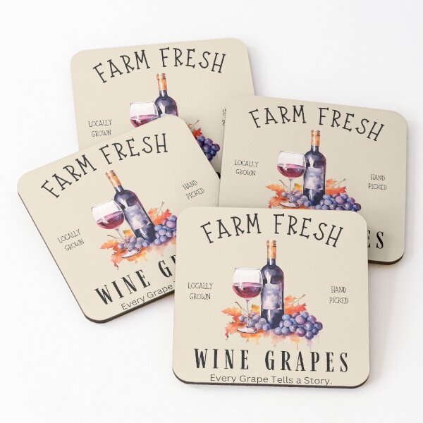 Item preview, Farm Fresh Wine Grapes, Fall Season designed and sold by Hibiskusmond.