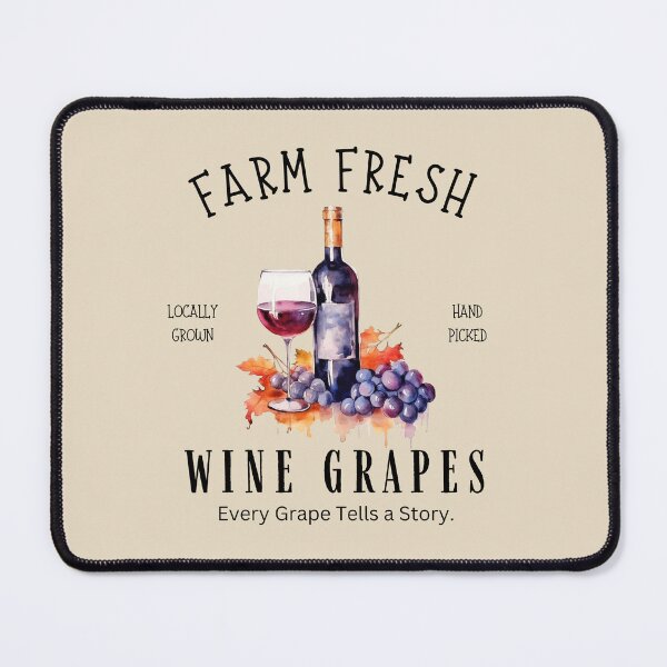 Item preview, Farm Fresh Wine Grapes, Fall Season designed and sold by Hibiskusmond.