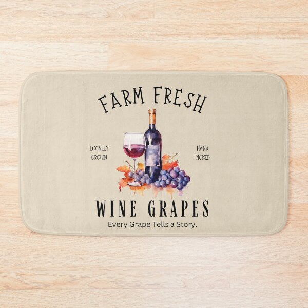 Item preview, Farm Fresh Wine Grapes, Fall Season designed and sold by Hibiskusmond.
