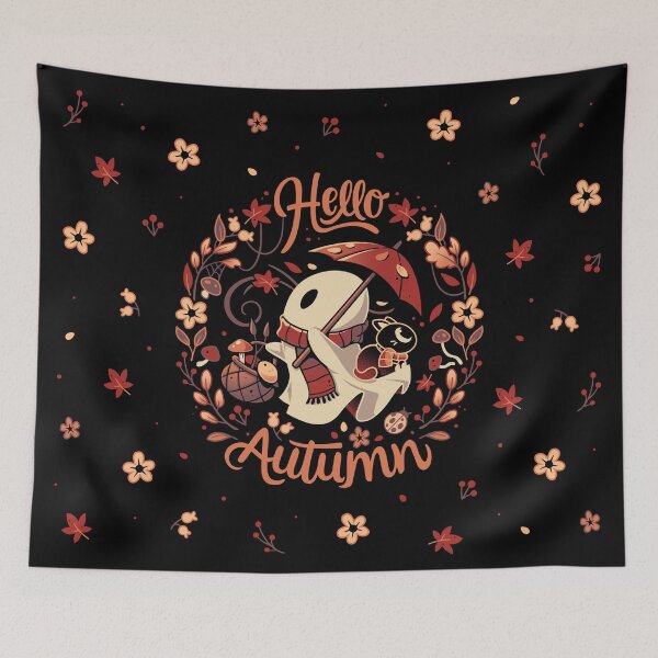 Item preview, Spooky Autumn Harvest - Fall Ghost designed and sold by Snouleaf.