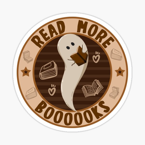 Item preview, Read More Booooks Ghost Reading Book designed and sold by shmodev.