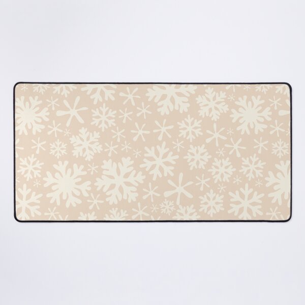 Item preview, beige neutral on cream boho christmas snowflakes snow winter wonderland designed and sold by blomastudios.