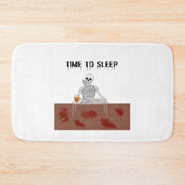 Item preview, Time to sleep Halloween pillow designed and sold by Garbul.