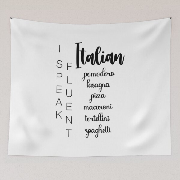 Item preview, I Speak Fluent Italian... Through Food! designed and sold by EmeraldeaArt.