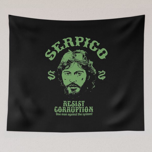 Item preview, Serpico - Defying Corruption - Vintage Al Pacino T-Shirt Design designed and sold by Boogosh.