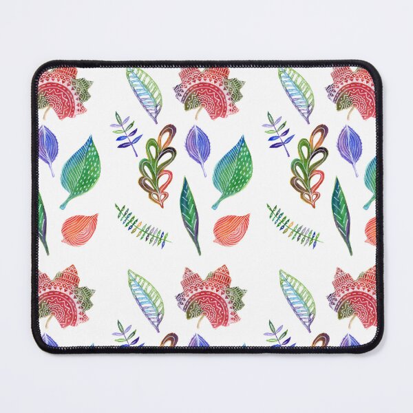 Item preview, Boho patterned leaves designed and sold by bluechalice.