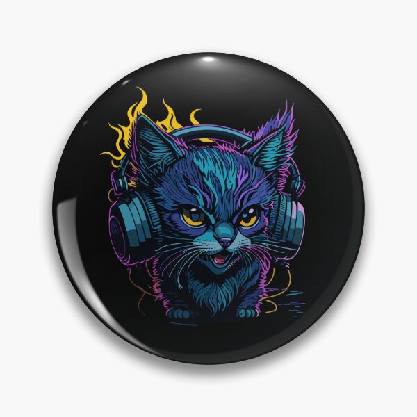 Item preview, Tech-Savvy Kitty Groovin' to the Beat designed and sold by Subho Store.