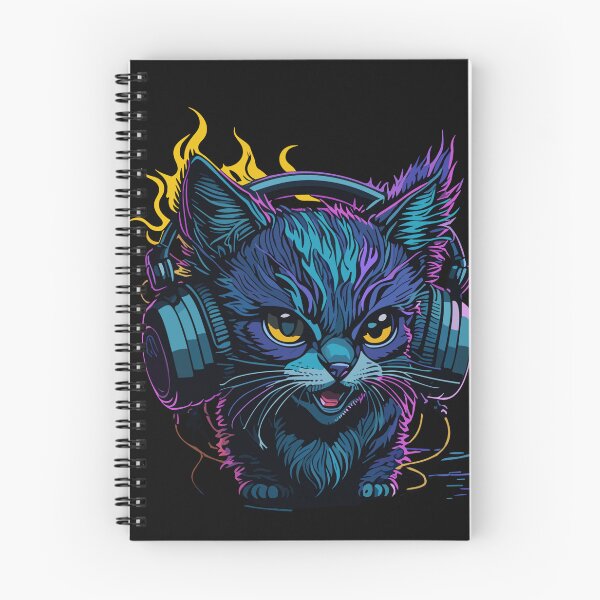 Item preview, Tech-Savvy Kitty Groovin' to the Beat designed and sold by Subho Store.