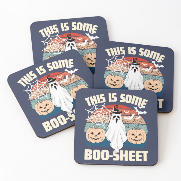 Item preview, Funny Boys This is Some Boo Sheet Pumpkin Ghost Matching Halloween Costume designed and sold by LittleZea.