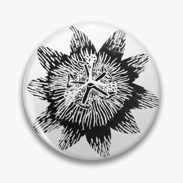 Item preview, Passionflower print designed and sold by Glory-Bee.