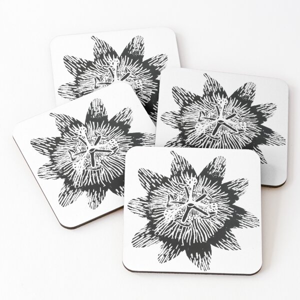 Item preview, Passionflower print designed and sold by Glory-Bee.