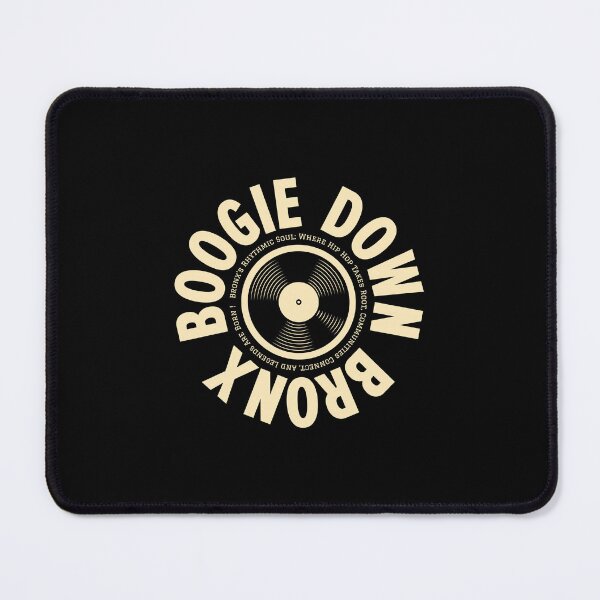 Item preview, Boogie Down Bronx Hip Hop Logo - Vintage Vinyl Record Design designed and sold by Boogosh.