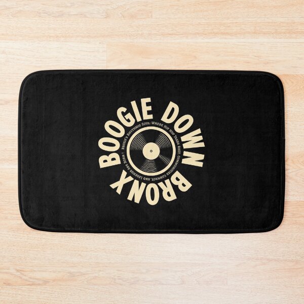 Item preview, Boogie Down Bronx Hip Hop Logo - Vintage Vinyl Record Design designed and sold by Boogosh.