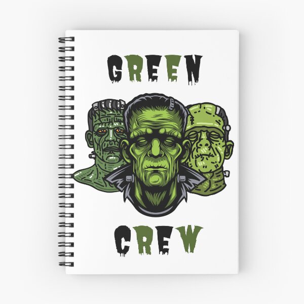 Item preview, Frankenstein Hallowen green crew designed and sold by Garbul.