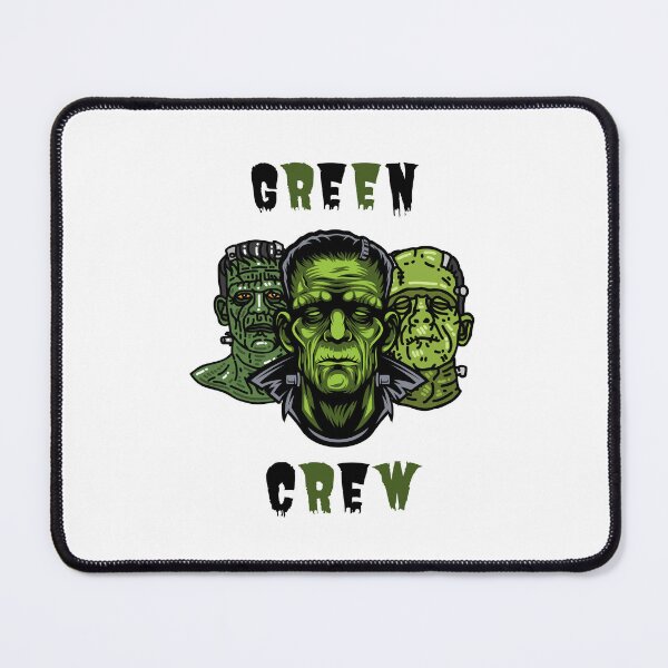Item preview, Frankenstein Hallowen green crew designed and sold by Garbul.