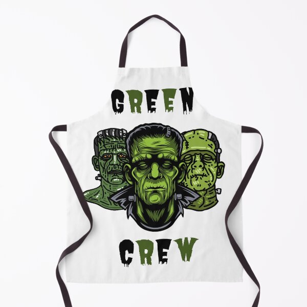 Item preview, Frankenstein Hallowen green crew designed and sold by Garbul.