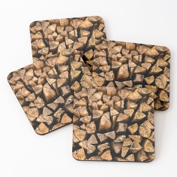 Item preview, Woodpile in the forest designed and sold by Postertale.