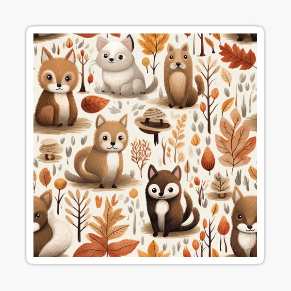 Item preview, Woodland Creatures so cute 10 designed and sold by Tem‑Tip of pen.