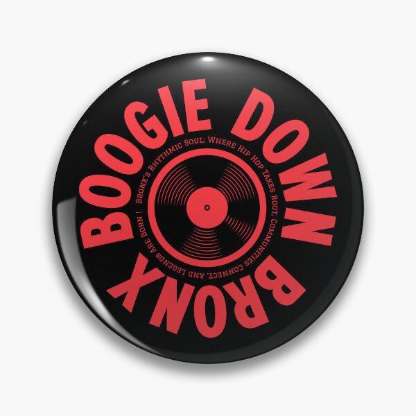 Item preview, Boogie Down Bronx Hip Hop Logo - Vintage Vinyl Record Design designed and sold by Boogosh.