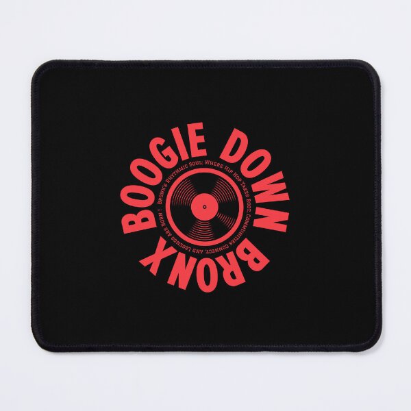 Item preview, Boogie Down Bronx Hip Hop Logo - Vintage Vinyl Record Design designed and sold by Boogosh.