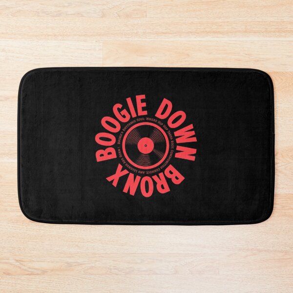 Item preview, Boogie Down Bronx Hip Hop Logo - Vintage Vinyl Record Design designed and sold by Boogosh.