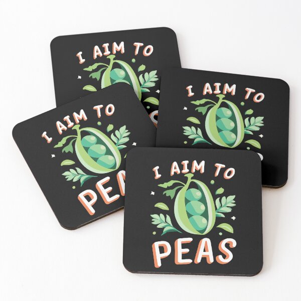 Item preview, I Aim To Peas Funny Vegans Humor Veggie Green Diet Fruits Gift designed and sold by TMelonShop.