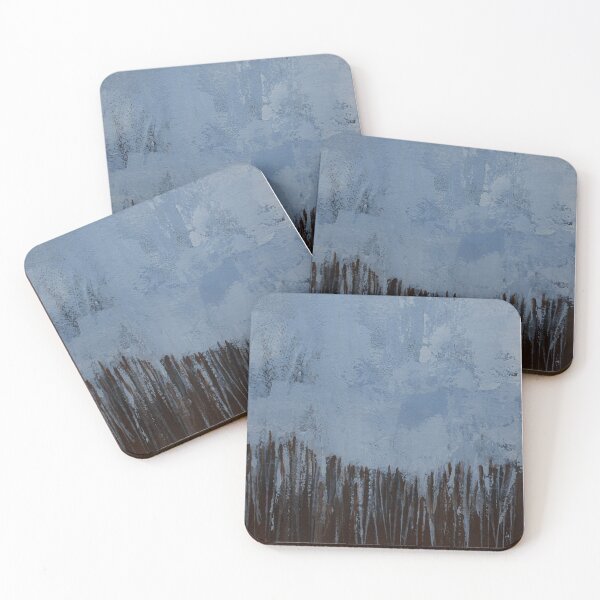 Item preview, Blue brown abstract designed and sold by ElaSzczepaniak.