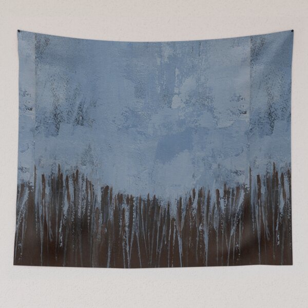 Item preview, Blue brown abstract designed and sold by ElaSzczepaniak.