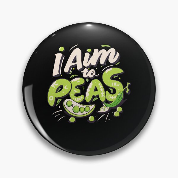 Item preview, I Aim To Peas Healthy Eating Vegetarians Veggie Nutrition Gift designed and sold by TMelonShop.