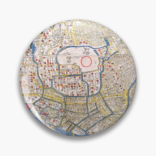Item preview, Old Maps from Japan Period Edo City 1849 / RoYuMi designed and sold by royumi.
