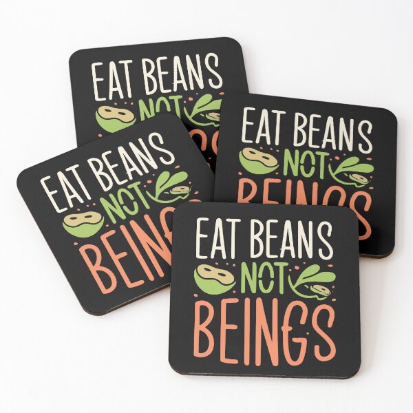 Item preview, Eat Beans Not Beings No Animal Harm Vegan Diet Vegetarians Gift designed and sold by TMelonShop.
