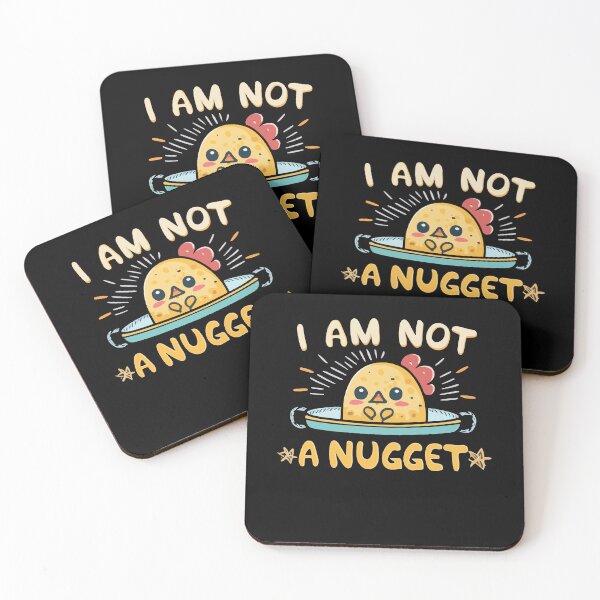 Item preview, I Am Not A Nugget Vegetarian Animal Rights Plant Based Diet Gift designed and sold by TMelonShop.