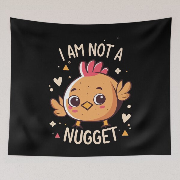 Item preview, I Am Not A Nugget Green Diet Vegetarians Pride Veggie Fruits Gift designed and sold by TMelonShop.