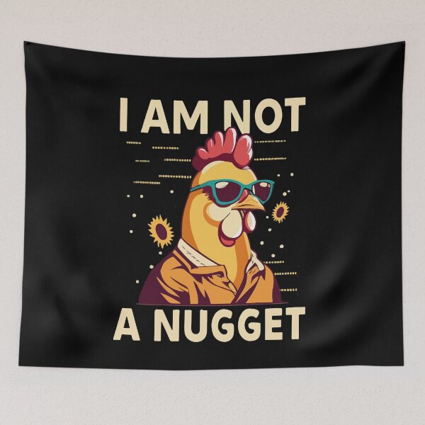 Item preview, I Am Not A Nugget Plant Based Diet Farm Animal Vegans Diet Gift designed and sold by TMelonShop.