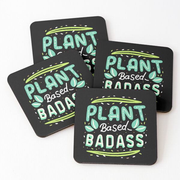 Item preview, Plant Based Badass Funny Vegetarian Herbivore Humor Veggies Gift designed and sold by TMelonShop.