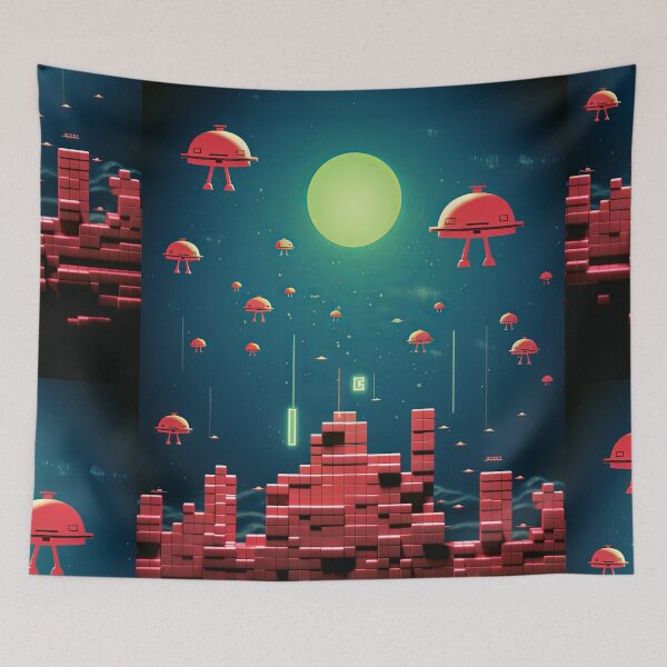 Item preview, Retro Space Invaders: Back to the Game designed and sold by Piotrek0001.